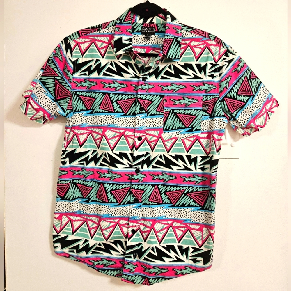 Vintage Hawaiian 80s button up